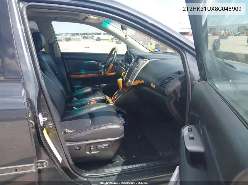 2008 Lexus Rx 350 VIN: 2T2HK31UX8C048909 Lot: 42596440