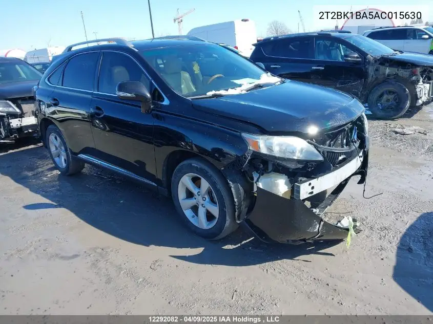 2010 Lexus Rx 350 VIN: 2T2BK1BA5AC015630 Lot: 12292082