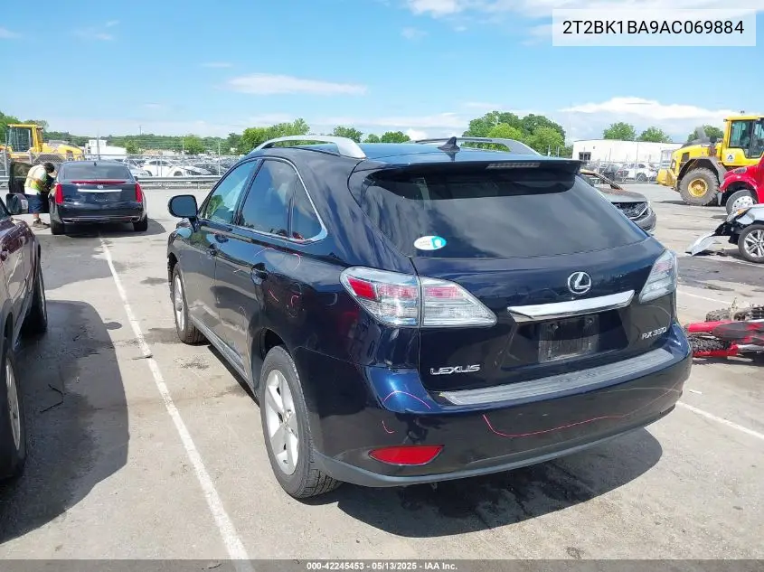 2010 Lexus Rx 350 VIN: 2T2BK1BA9AC069884 Lot: 42245453