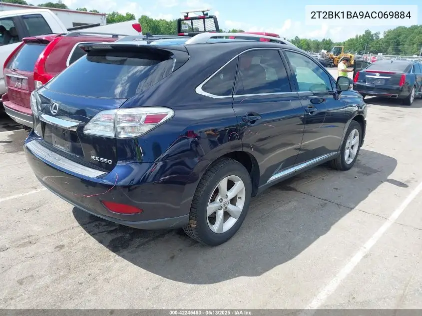 2010 Lexus Rx 350 VIN: 2T2BK1BA9AC069884 Lot: 42245453
