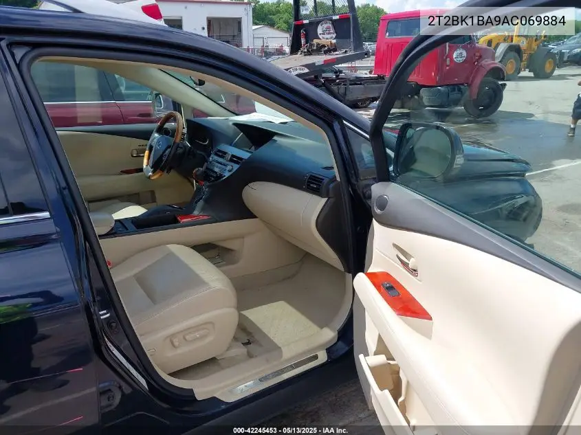 2010 Lexus Rx 350 VIN: 2T2BK1BA9AC069884 Lot: 42245453