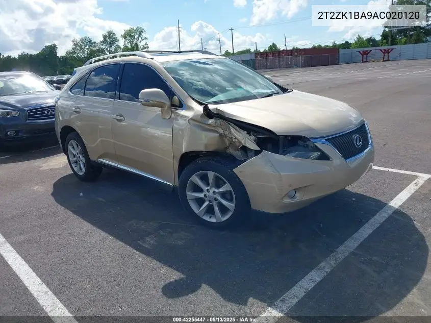 2010 Lexus Rx 350 VIN: 2T2ZK1BA9AC020120 Lot: 42255447