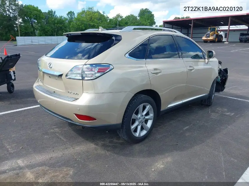 2010 Lexus Rx 350 VIN: 2T2ZK1BA9AC020120 Lot: 42255447