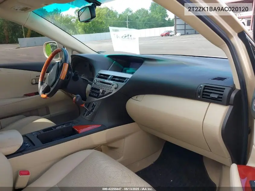 2010 Lexus Rx 350 VIN: 2T2ZK1BA9AC020120 Lot: 42255447