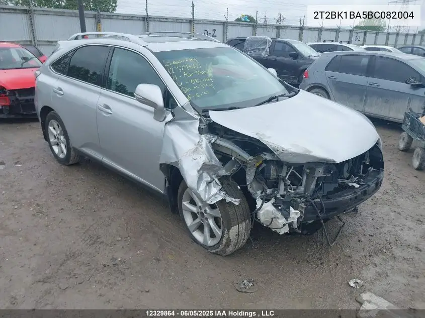 2011 Lexus Rx 350 VIN: 2T2BK1BA5BC082004 Lot: 12329864