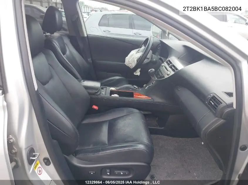 2011 Lexus Rx 350 VIN: 2T2BK1BA5BC082004 Lot: 12329864