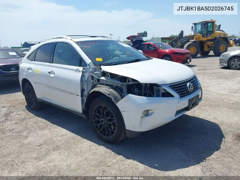 2013 Lexus Rx 350 VIN: JTJBK1BA5D2026745 Lot: 42245011