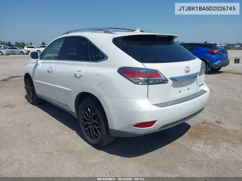 2013 Lexus Rx 350 VIN: JTJBK1BA5D2026745 Lot: 42245011