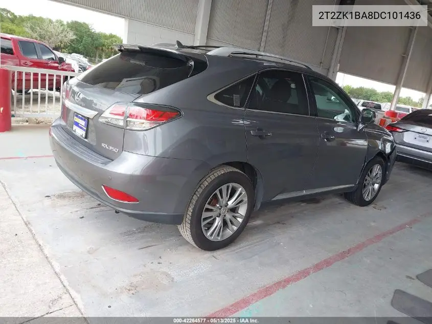 2013 Lexus Rx 350 VIN: 2T2ZK1BA8DC101436 Lot: 42264577