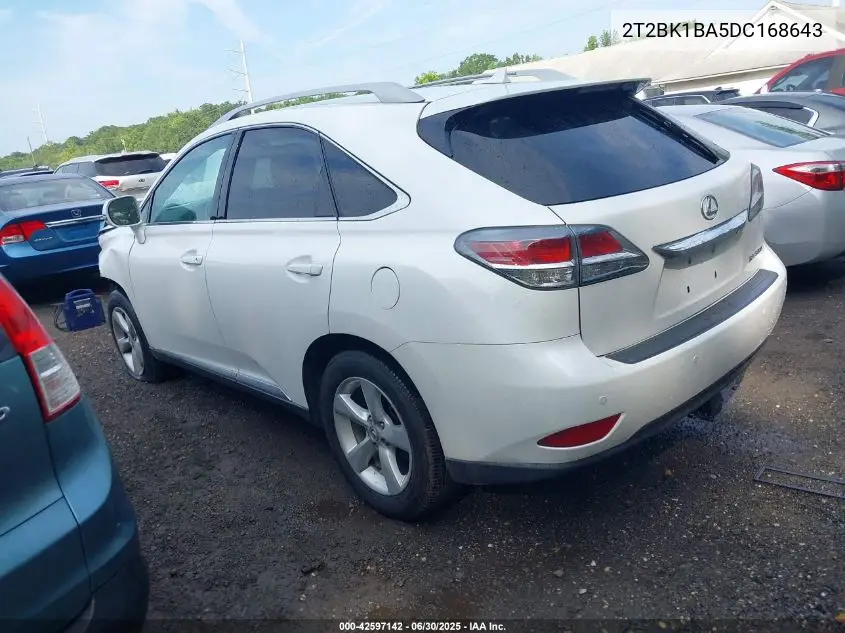 2t2bk1ba5dc168643 2T2BK1BA5DC168643 2013 Lexus Rx 350