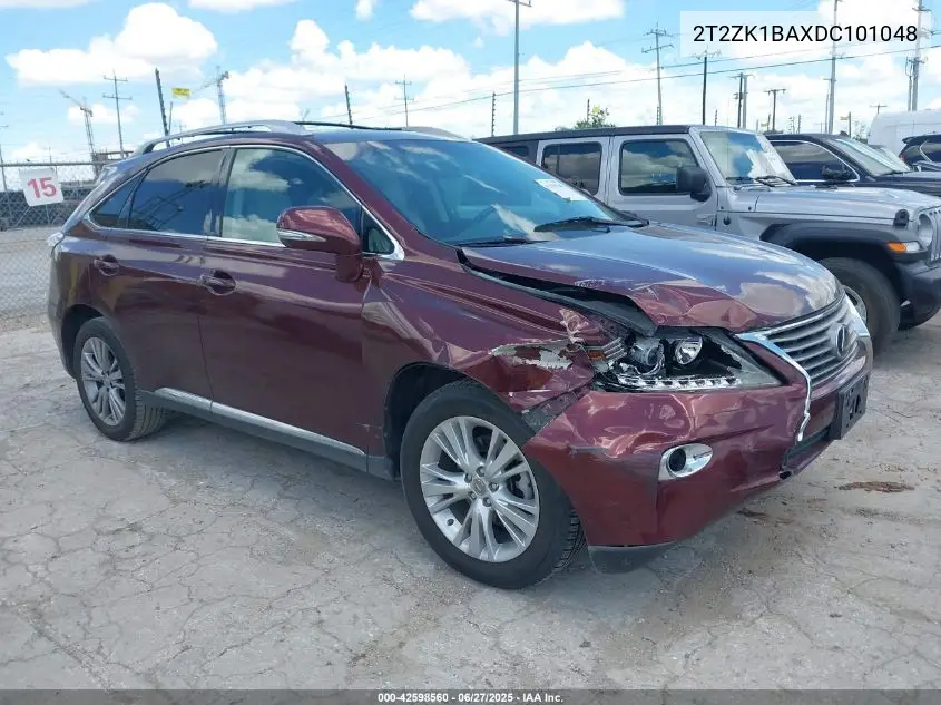 2013 Lexus Rx 350 VIN: 2T2ZK1BAXDC101048 Lot: 42598560