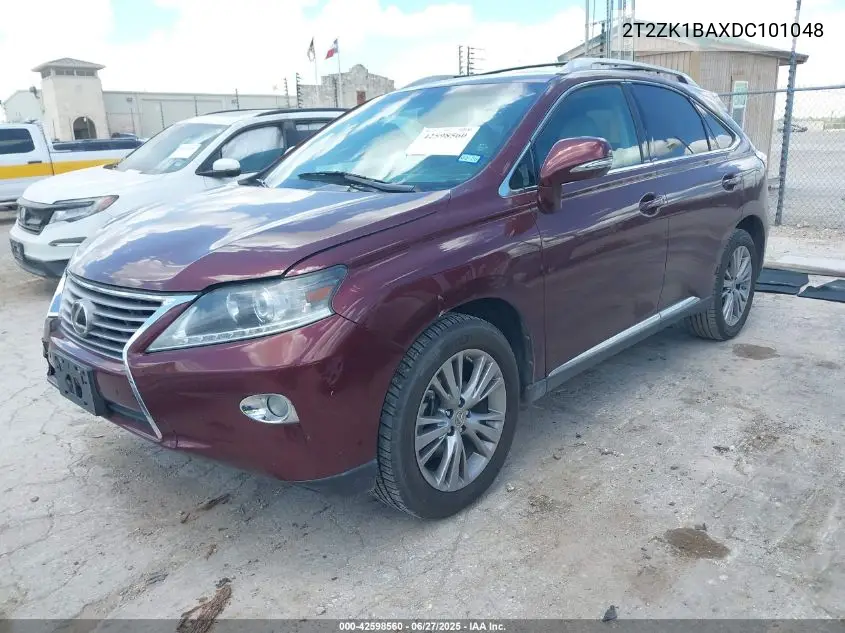 2013 Lexus Rx 350 VIN: 2T2ZK1BAXDC101048 Lot: 42598560