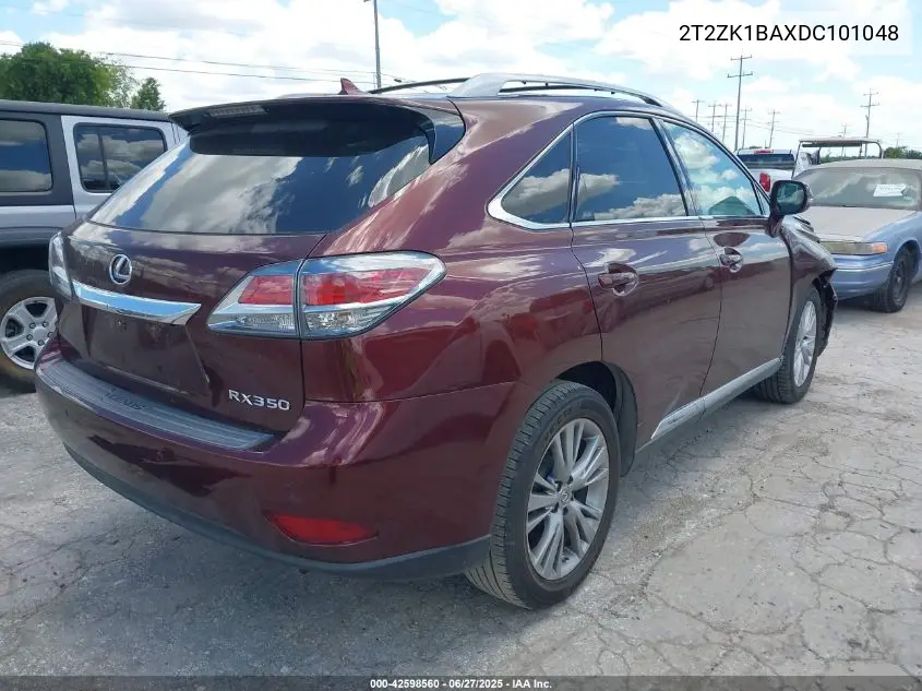 2013 Lexus Rx 350 VIN: 2T2ZK1BAXDC101048 Lot: 42598560