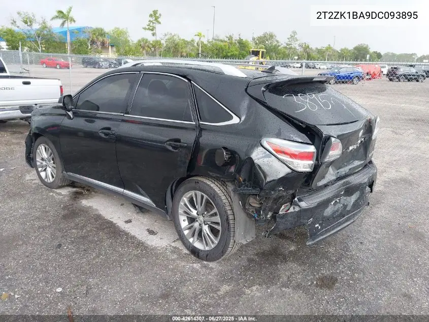 2013 Lexus Rx 350 VIN: 2T2ZK1BA9DC093895 Lot: 42614307