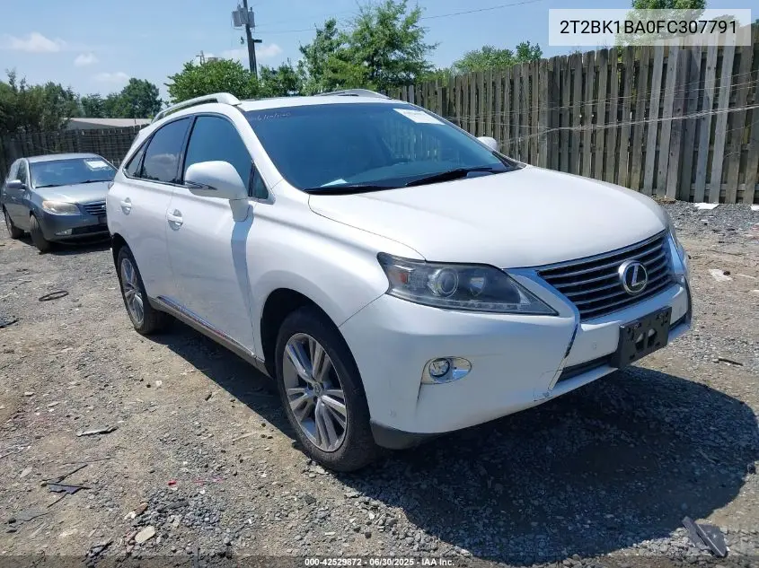 2015 Lexus Rx 350 VIN: 2T2BK1BA0FC307791 Lot: 42529872