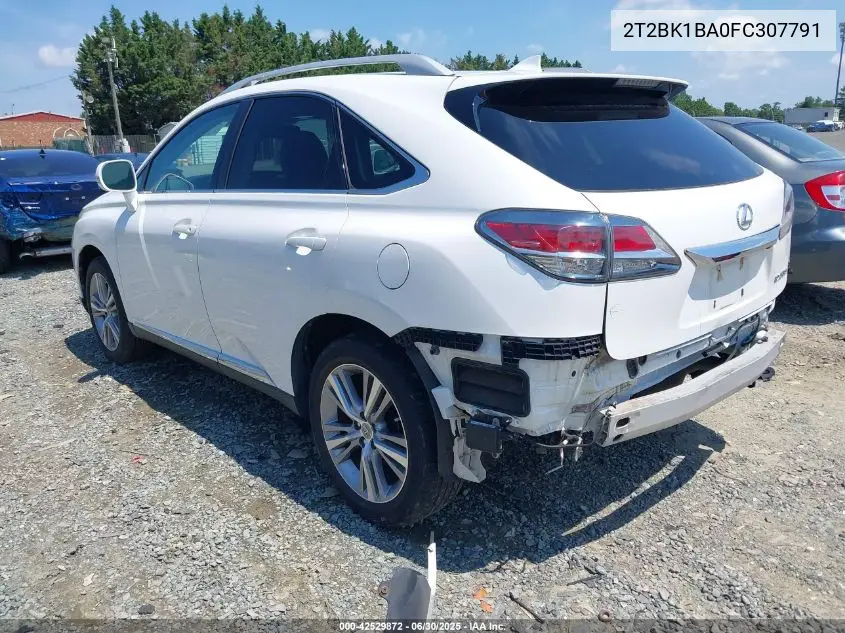2015 Lexus Rx 350 VIN: 2T2BK1BA0FC307791 Lot: 42529872