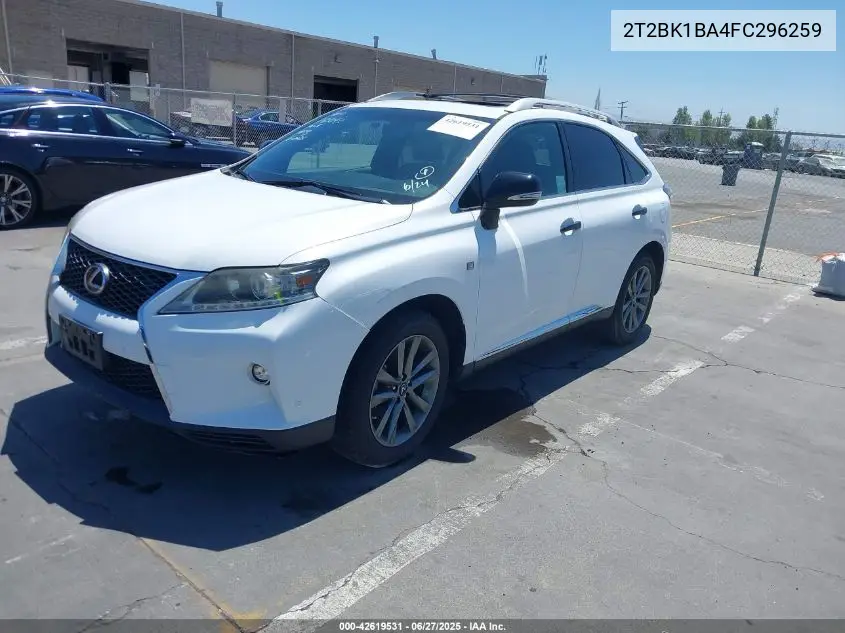 2015 Lexus Rx 350 Crafted Line VIN: 2T2BK1BA4FC296259 Lot: 42619531