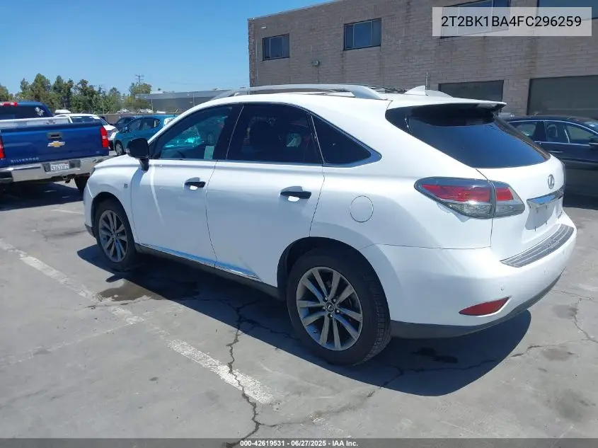 2015 Lexus Rx 350 Crafted Line VIN: 2T2BK1BA4FC296259 Lot: 42619531