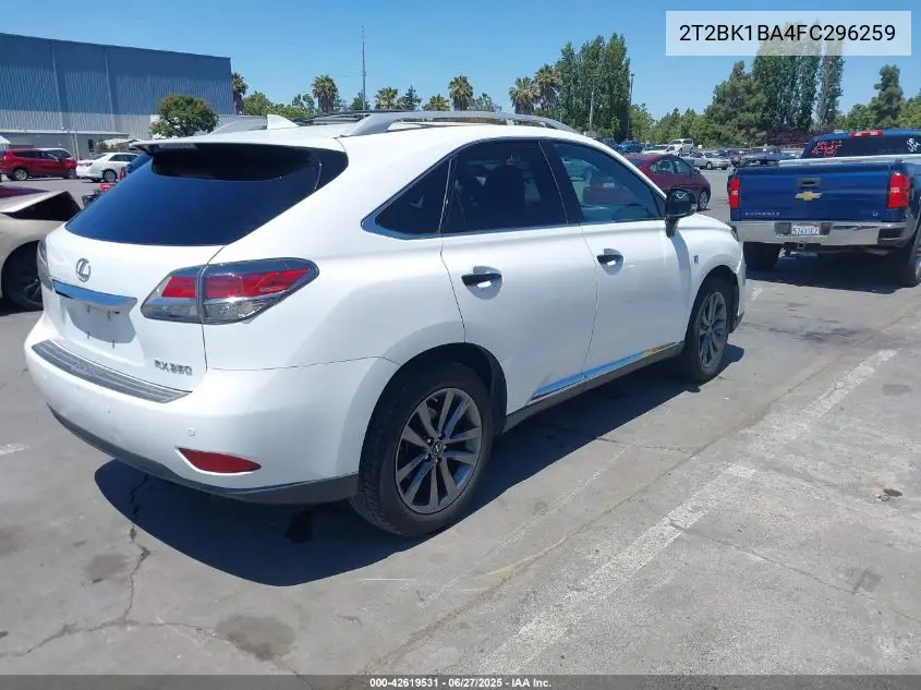 2015 Lexus Rx 350 Crafted Line VIN: 2T2BK1BA4FC296259 Lot: 42619531