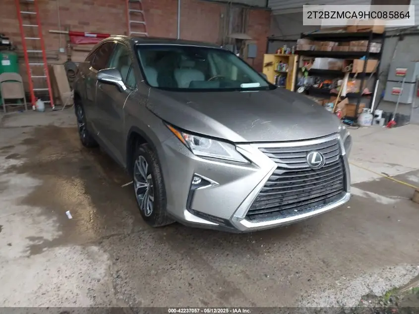 2017 Lexus Rx 350 VIN: 2T2BZMCA9HC085864 Lot: 42237057