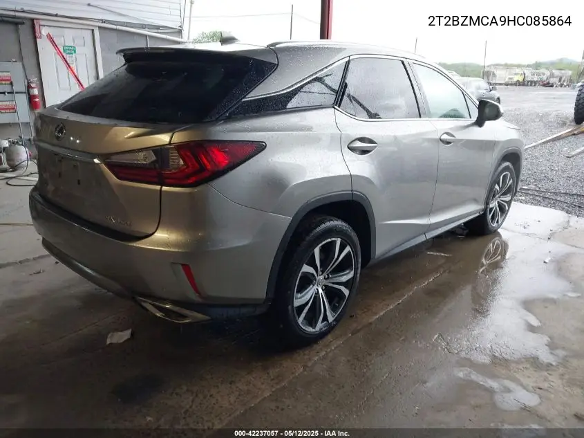 2017 Lexus Rx 350 VIN: 2T2BZMCA9HC085864 Lot: 42237057