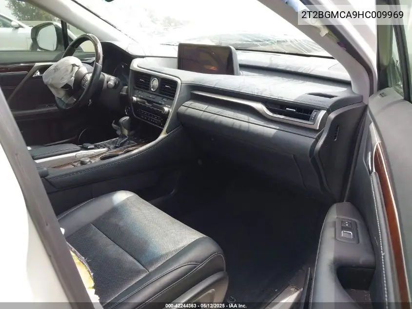 2017 Lexus Rx 450H VIN: 2T2BGMCA9HC009969 Lot: 42244363
