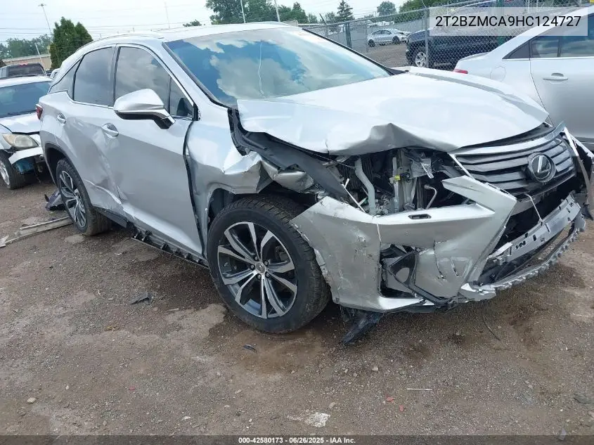 2017 Lexus Rx 350 VIN: 2T2BZMCA9HC124727 Lot: 42580173