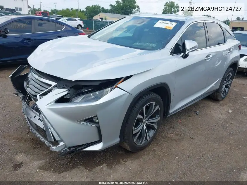 2017 Lexus Rx 350 VIN: 2T2BZMCA9HC124727 Lot: 42580173
