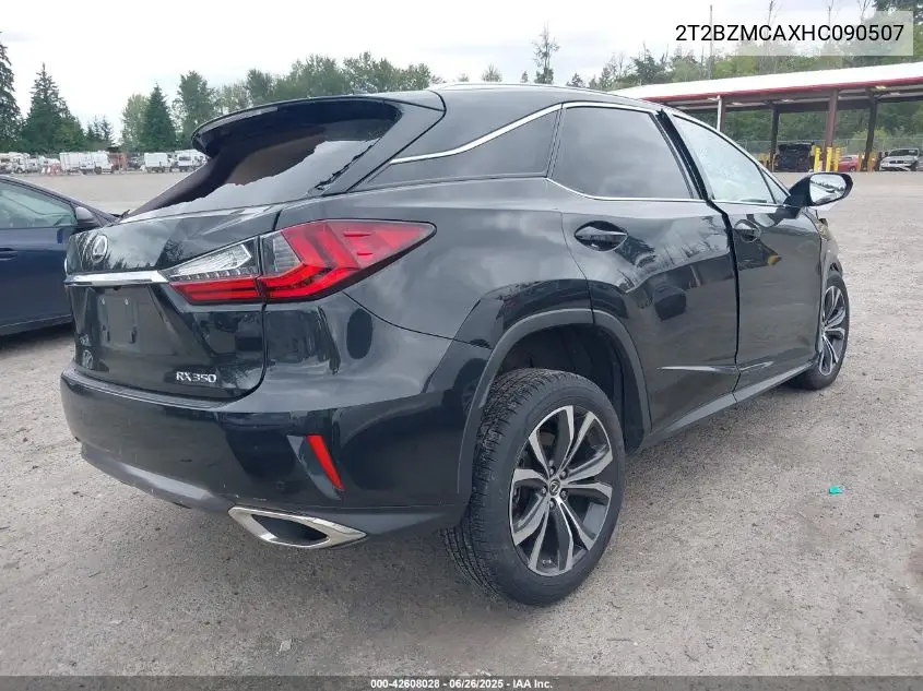 2017 Lexus Rx 350 VIN: 2T2BZMCAXHC090507 Lot: 42608028
