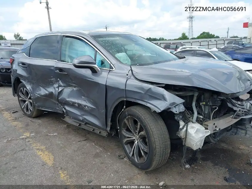 2017 Lexus Rx VIN: 2T2ZZMCA4HC056691 Lot: 42611721