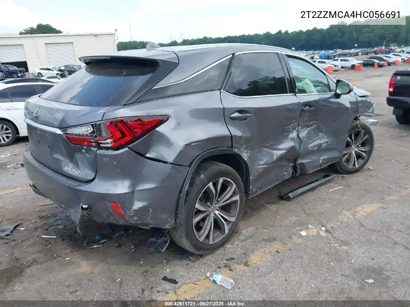 2017 Lexus Rx VIN: 2T2ZZMCA4HC056691 Lot: 42611721