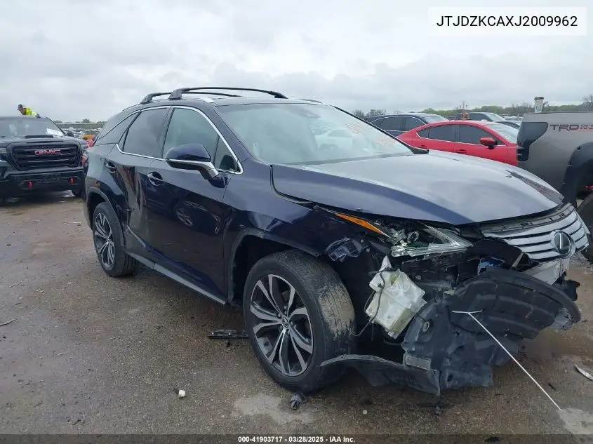 2018 Lexus Rx 350L Premium VIN: JTJDZKCAXJ2009962 Lot: 41903717