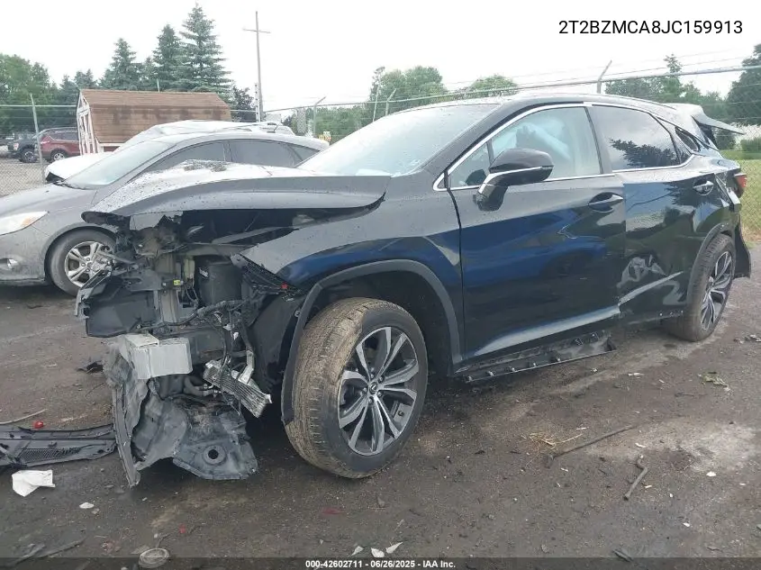 2018 Lexus Rx 350 VIN: 2T2BZMCA8JC159913 Lot: 42602711