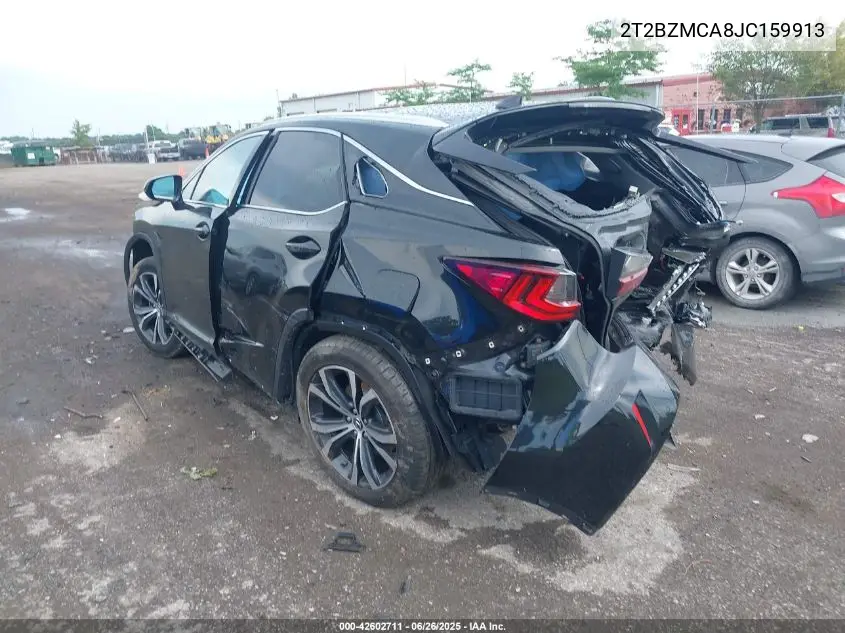 2018 Lexus Rx 350 VIN: 2T2BZMCA8JC159913 Lot: 42602711