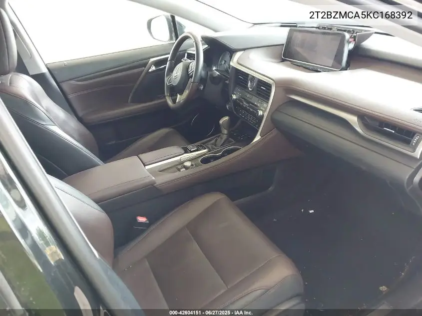 2019 Lexus Rx VIN: 2T2BZMCA5KC168392 Lot: 42604151