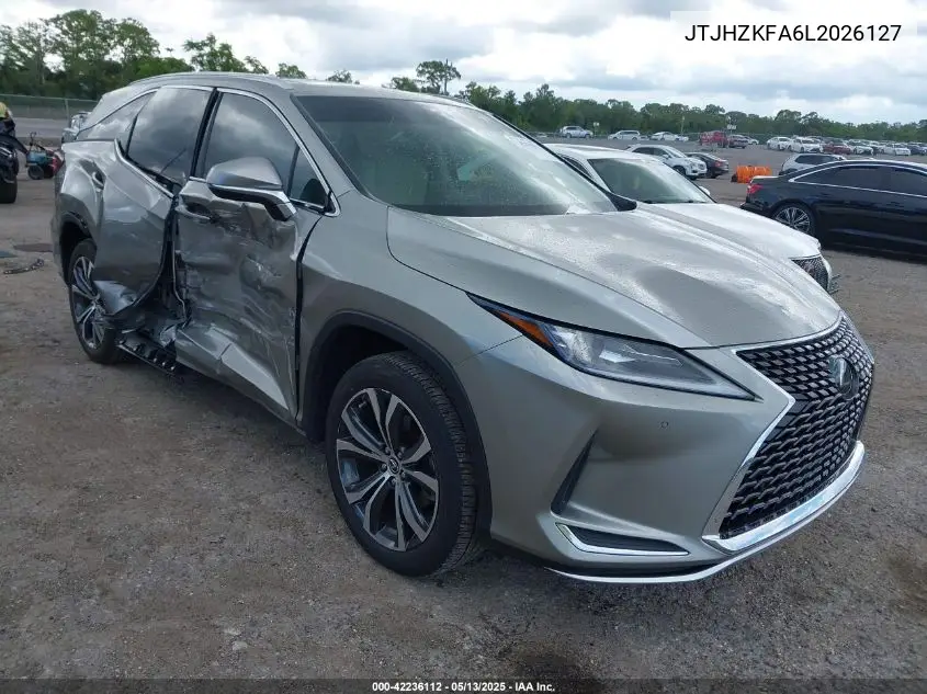 2020 Lexus Rx 350L VIN: JTJHZKFA6L2026127 Lot: 42236112