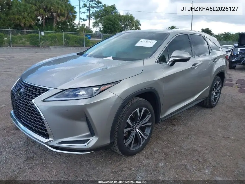 2020 Lexus Rx 350L VIN: JTJHZKFA6L2026127 Lot: 42236112