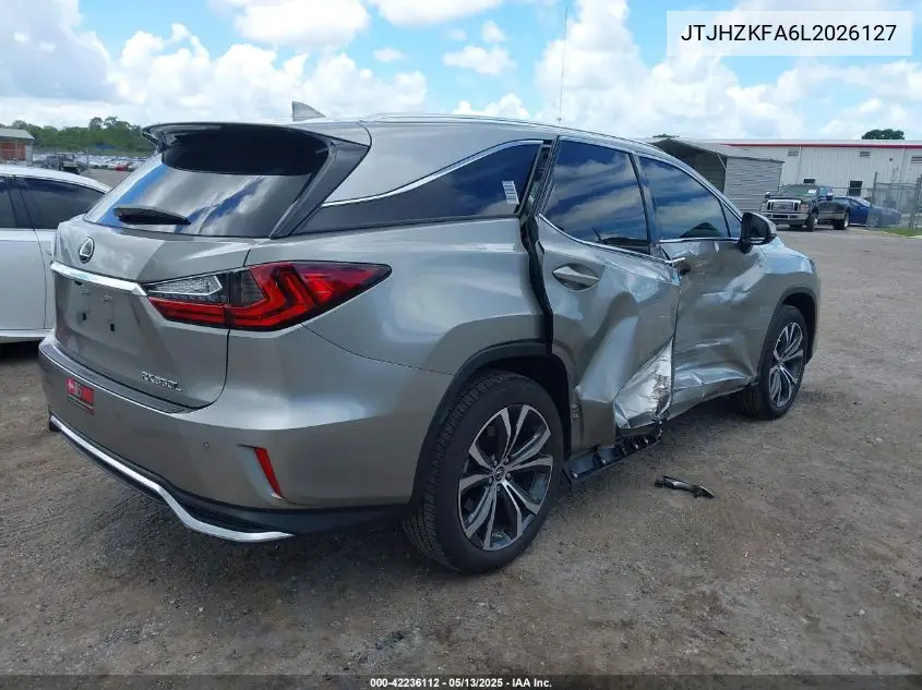 2020 Lexus Rx 350L VIN: JTJHZKFA6L2026127 Lot: 42236112