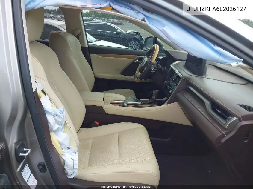 2020 Lexus Rx 350L VIN: JTJHZKFA6L2026127 Lot: 42236112