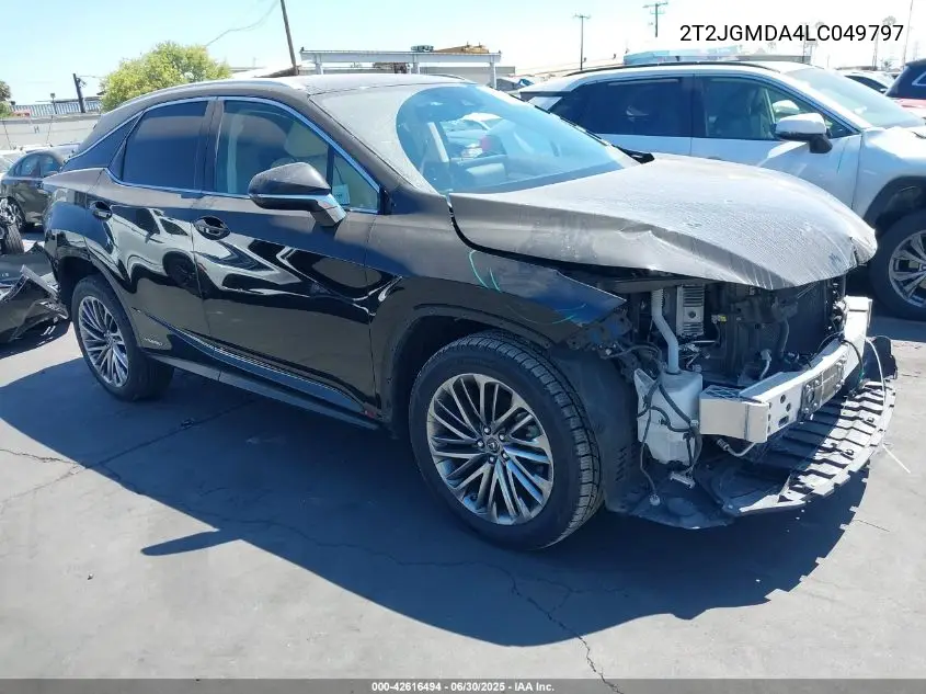 2T2JGMDA4LC049797 2020 Lexus Rx 450H