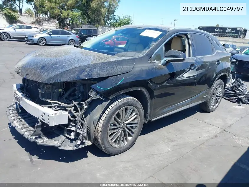 2T2JGMDA4LC049797 2020 Lexus Rx 450H