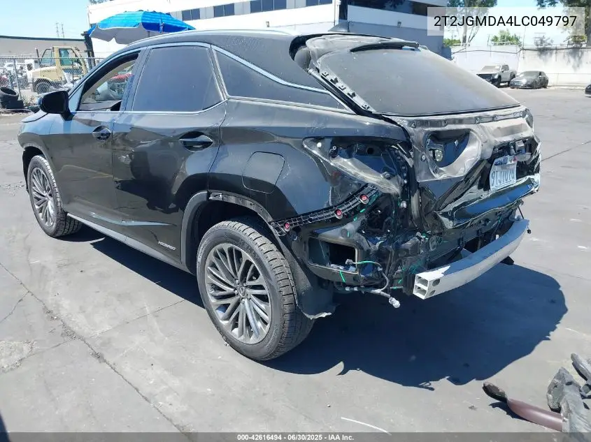 2T2JGMDA4LC049797 2020 Lexus Rx 450H