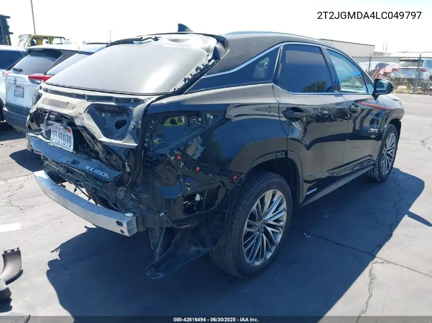 2T2JGMDA4LC049797 2020 Lexus Rx 450H