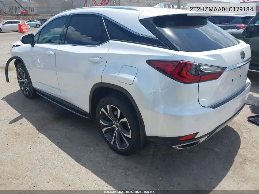 2020 Lexus Rx 350 VIN: 2T2HZMAA0LC179184 Lot: 42618445