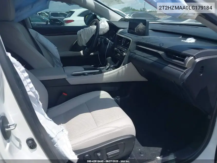 2020 Lexus Rx 350 VIN: 2T2HZMAA0LC179184 Lot: 42618445
