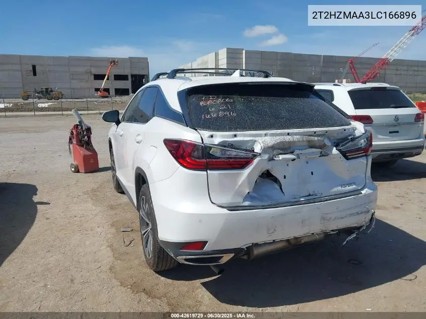 2020 Lexus Rx VIN: 2T2HZMAA3LC166896 Lot: 42619729