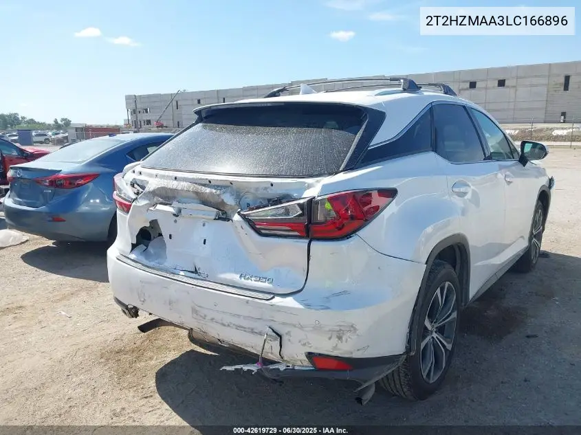 2020 Lexus Rx VIN: 2T2HZMAA3LC166896 Lot: 42619729