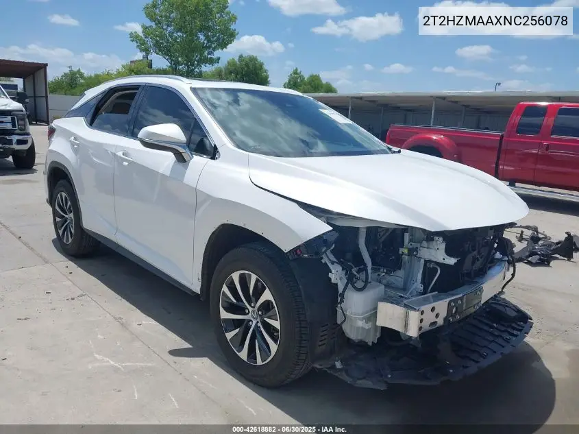 2022 Lexus Rx 350 350 VIN: 2T2HZMAAXNC256078 Lot: 42618882