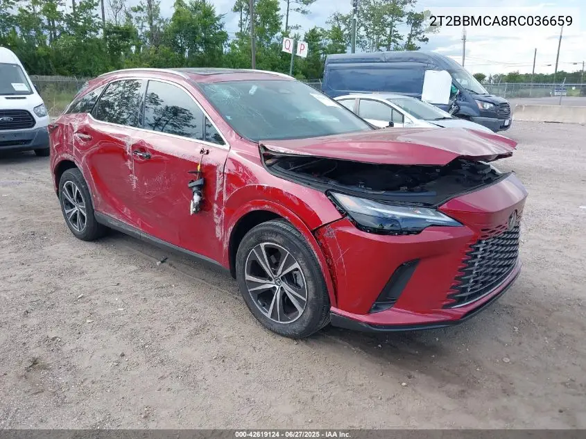 2024 Lexus Rx 350H Premium VIN: 2T2BBMCA8RC036659 Lot: 42619124