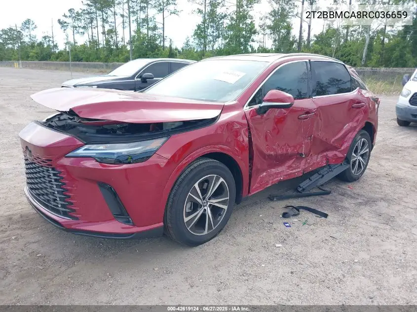 2024 Lexus Rx 350H Premium VIN: 2T2BBMCA8RC036659 Lot: 42619124